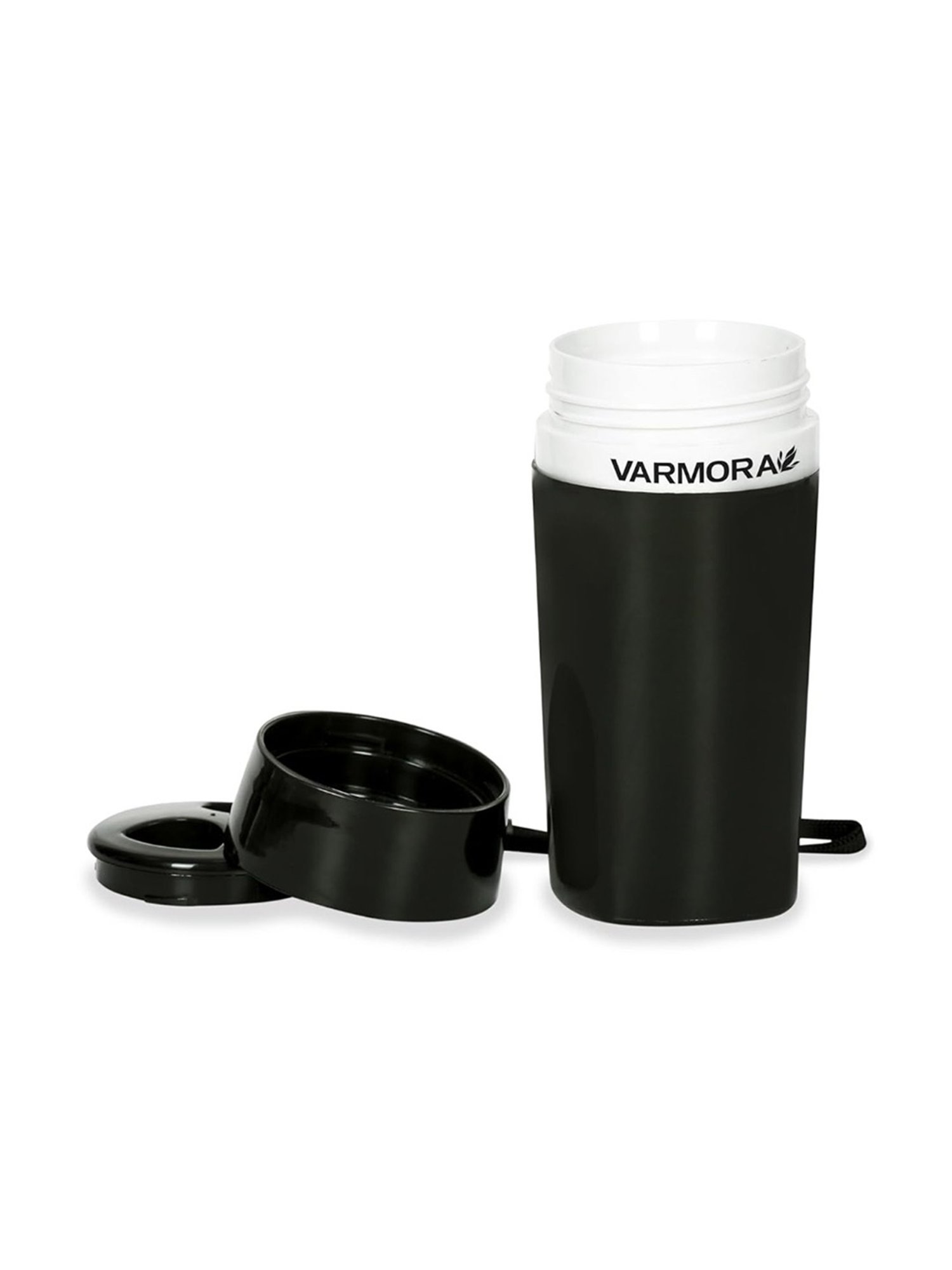 Varmora Aqua Black Stainless Steel Travel Water Bottle- 300 ml