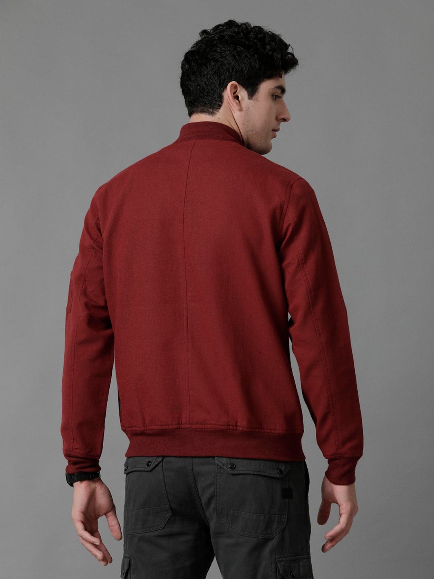 Hummel Blue Regular Fit Solid Jacket