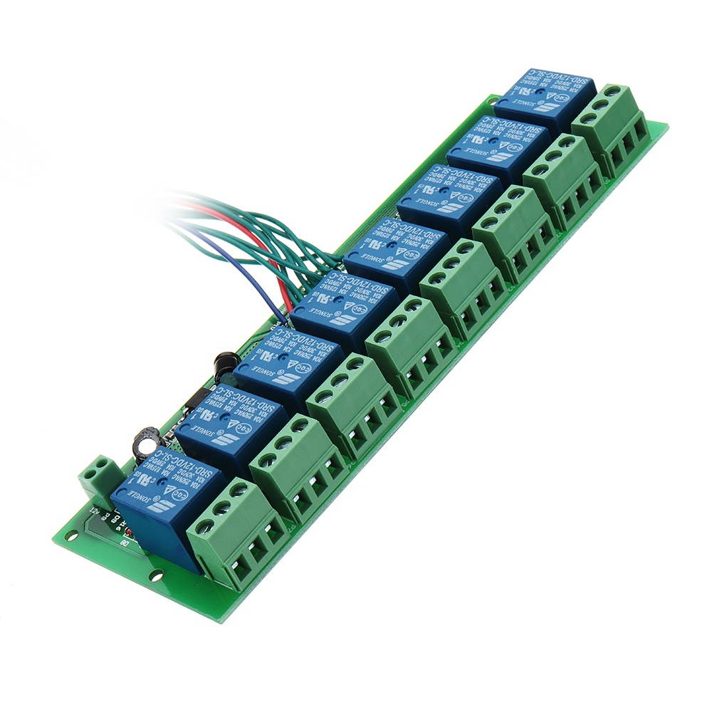12V 8 Channels Capacitive Touch Switch Module With Relay And Self-locking Interlock Function