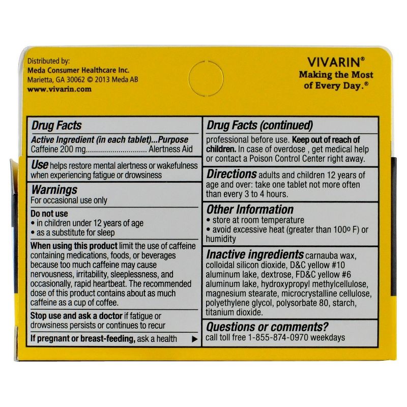 Vivarin Caffeine Alertness Aid Tablets - 40ct