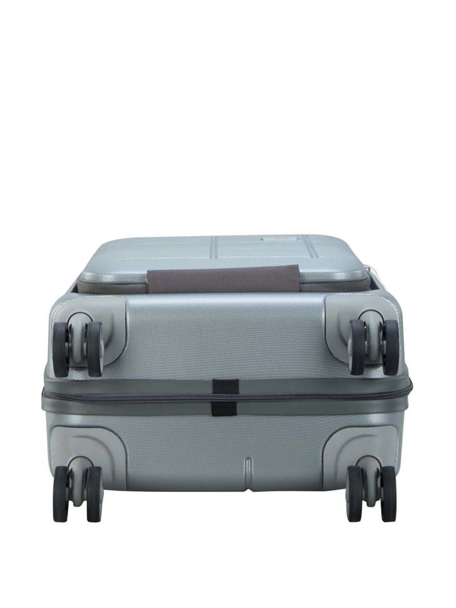 VIP Zorro Silver Textured Hard Cabin Trolley Bag - 38 cm