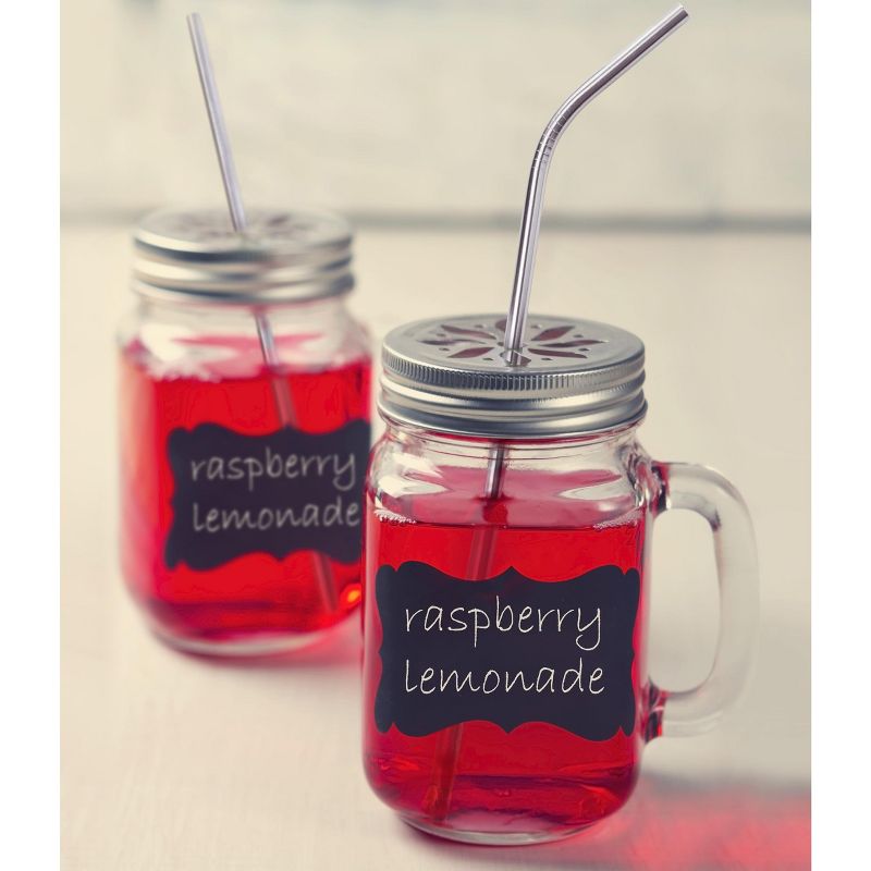 Zulay Kitchen Stainless Steel Straw - 8 pack