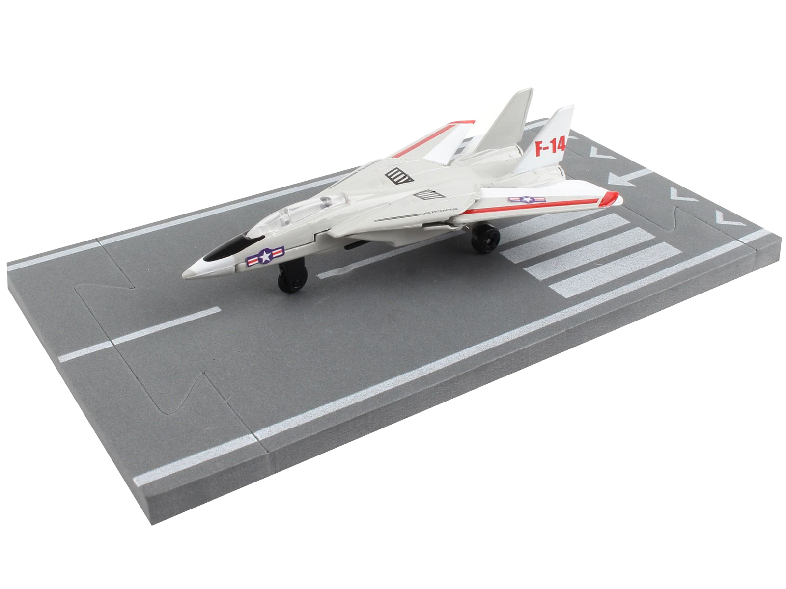 Grumman F-14B Tomcat Fighter Aircraft "VF-103 Jolly Rogers USS George Washington" (2000) United States Navy "Air Power Series" 1/72 Diecast Model by Hobby Master