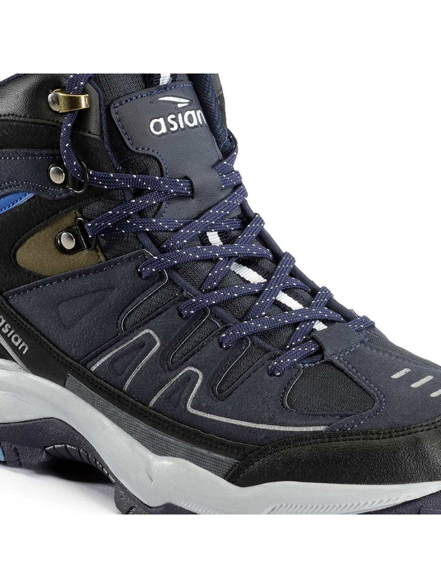 Asian Men's Navy Outdoor Shoes