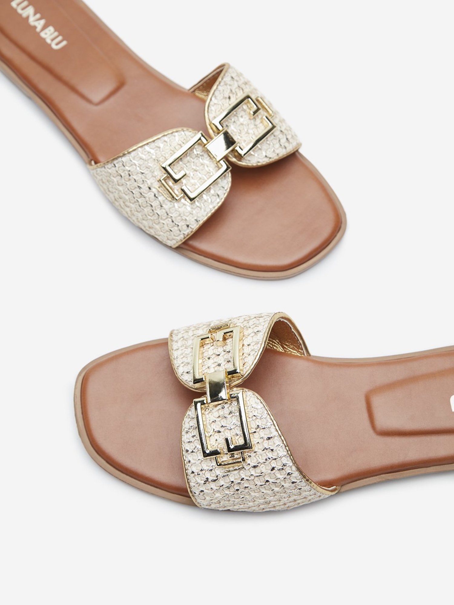 LUNA BLU by Westside Gold Metal-Detailed Slides
