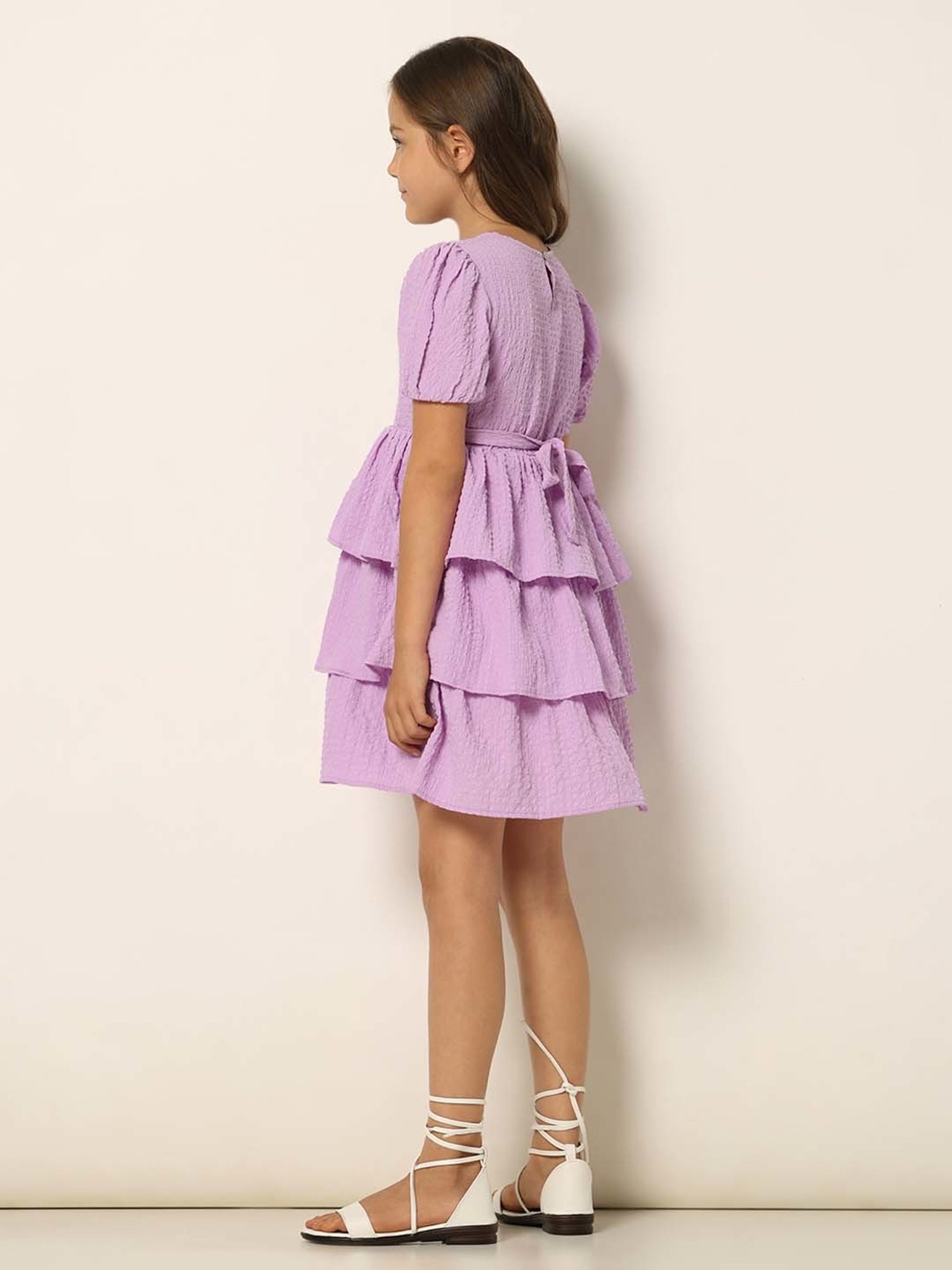 VERO MODA GIRL Lilac Regular Fit Dress