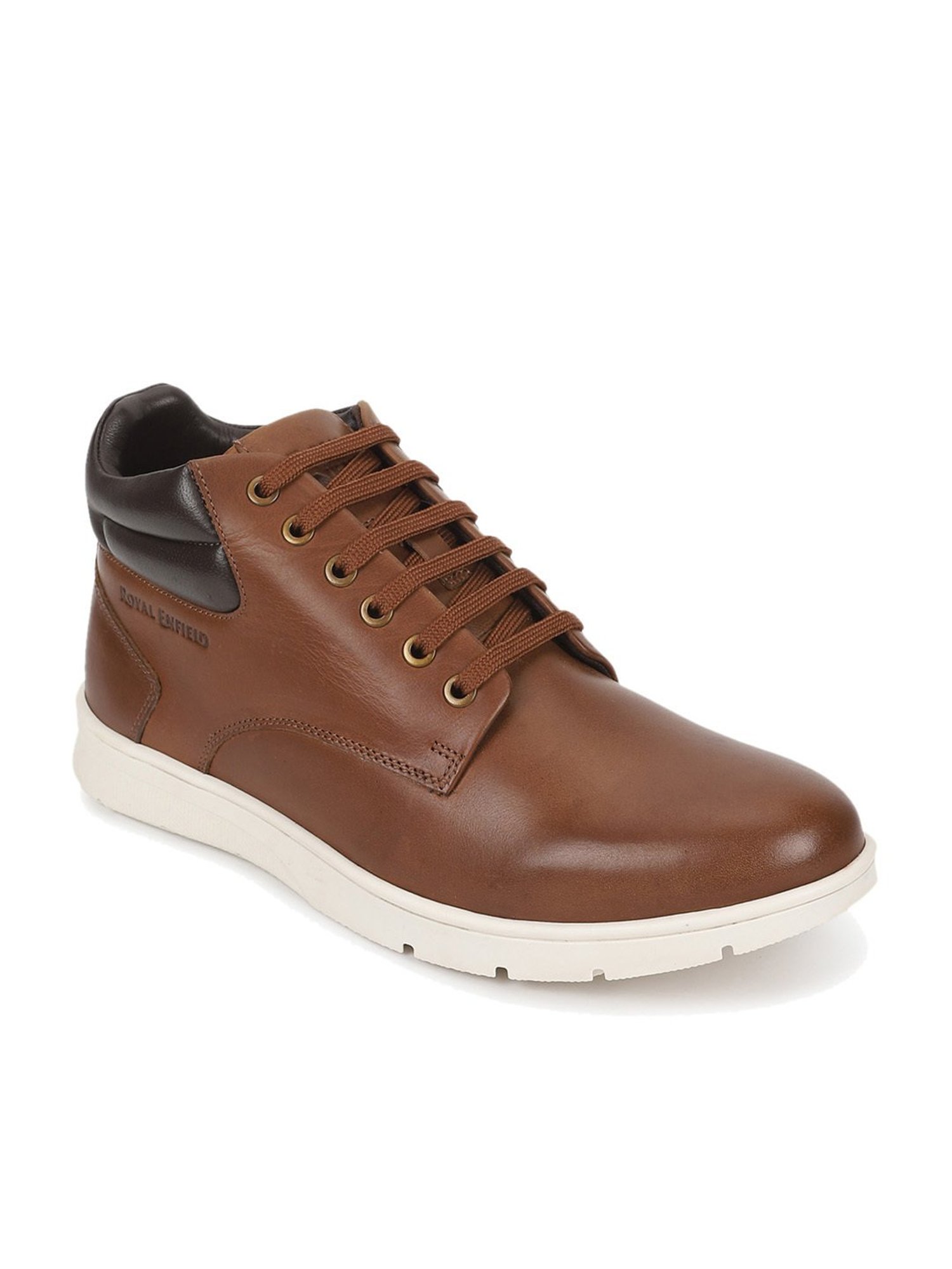 Royal Enfield Men's CLASIC Tan Casual Sneakers
