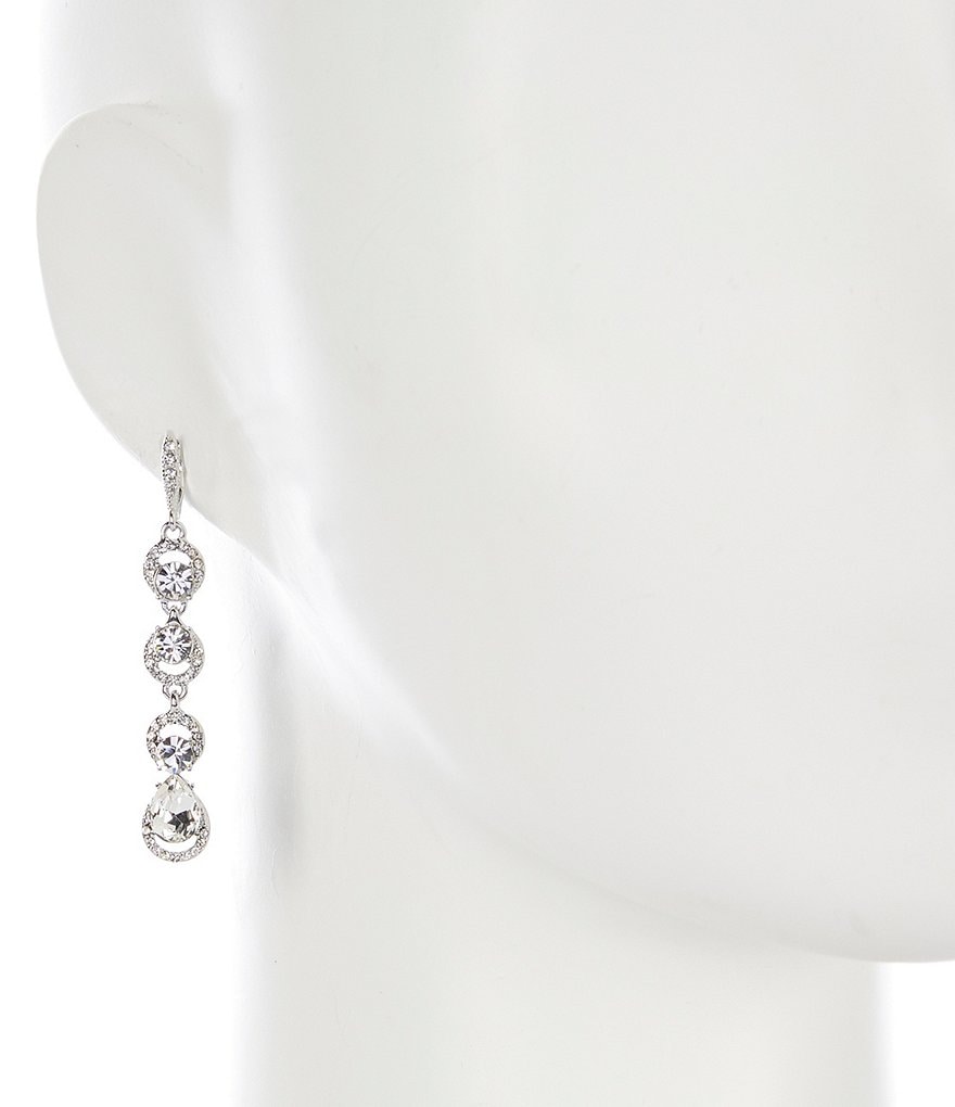 Givenchy Crystal Linear Earrings