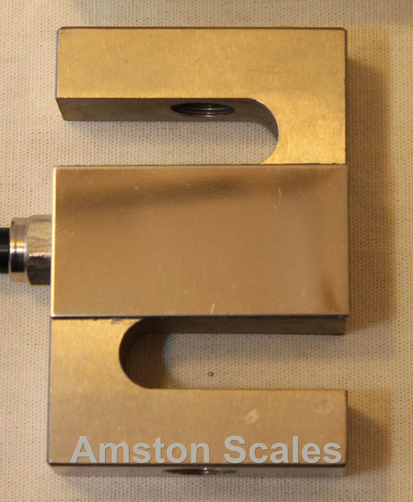 300 LB S-TYPE LOAD CELL HANGING CRANE SCALE ALLOY STEEL TENSION COMPRESSION NEW