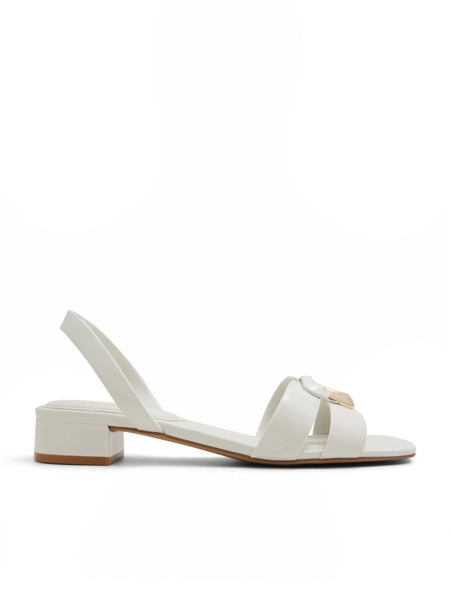 Aldo Women's ALAMAENDAR White Sling Back Sandals