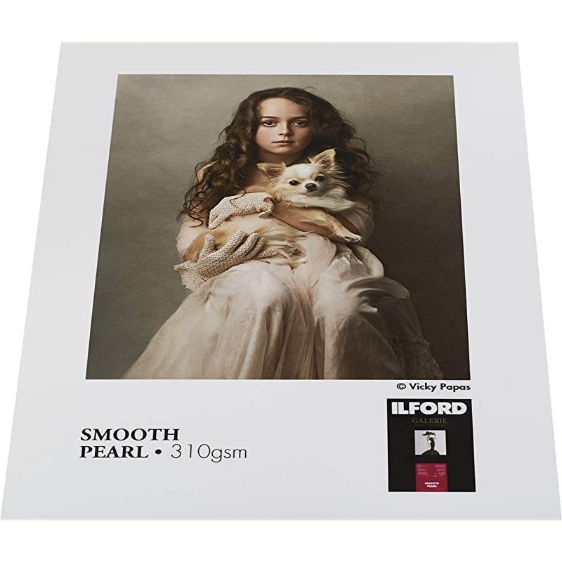 GALERIE Prestige Smooth Pearl 4 x 6 Inches 100 Sheets 2001743 HighDensity Heavyweight Professional Inkjet Photo Range Paper with HDR Instant Dry Nanoporous Surface