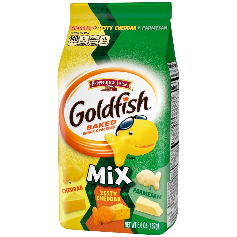 Pepperidge Farm Goldfish Three Cheese Crackers - 6.6oz