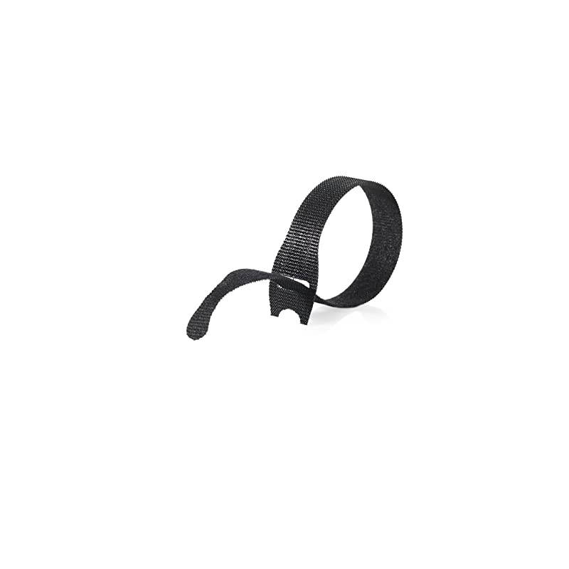 ONEWRAP Cable Ties | 100Pk | 8 x 12quot Black Cord Organization Straps | Thin PreCut Design | Wire Management for Organizing Home Office and Data Centers