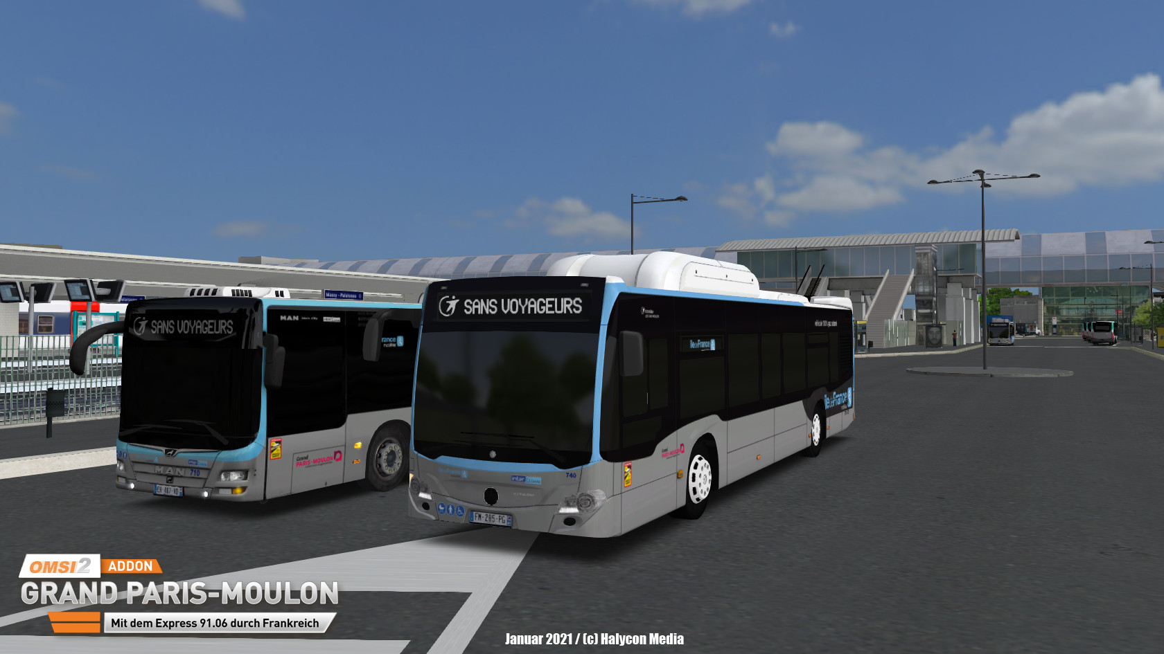 OMSI 2 Add-On E-Bus Hamburg  [Online Game Code]