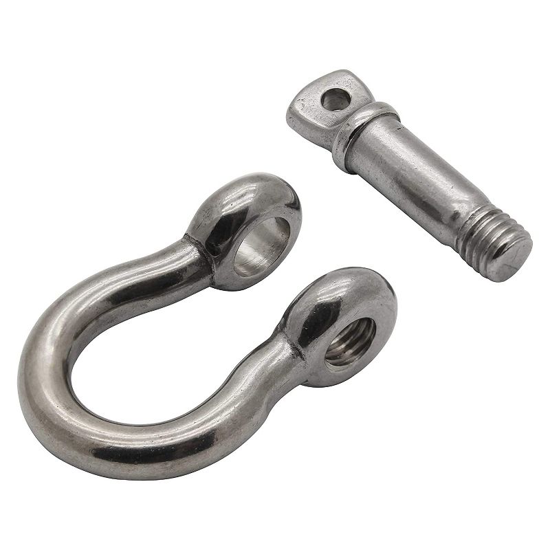 Extreme Max 3006.8336.2 Heavy Duty BoatTector Stainless Steel Anchor Shackle 1-Inch with 12,000 Weight Capacity (2 Pack)