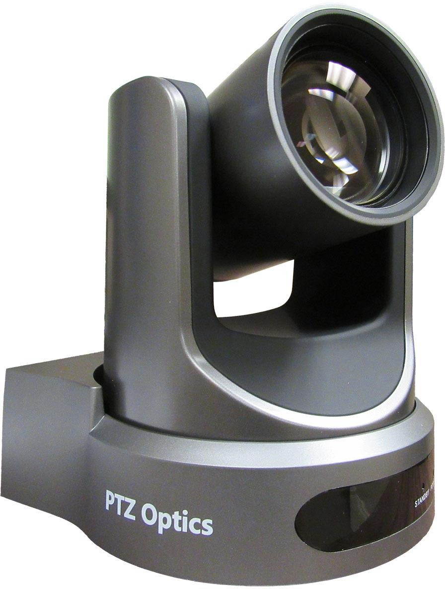 PTZOptics 2MP Full HD Indoor PTZ Camera, 20x Optical Zoom, USB 3.0, Gray