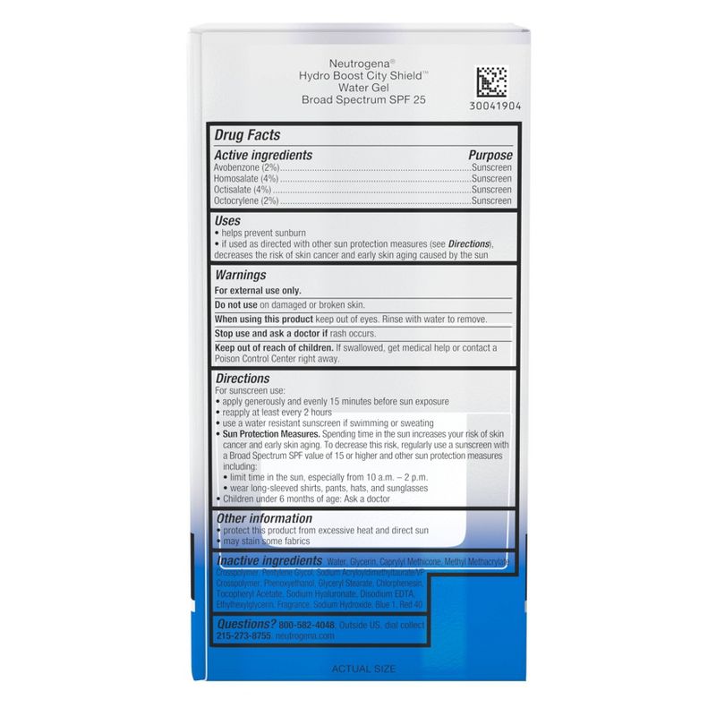 Neutrogena Hydro Boost City Shield Water Gel - SPF 25 - 1.7oz