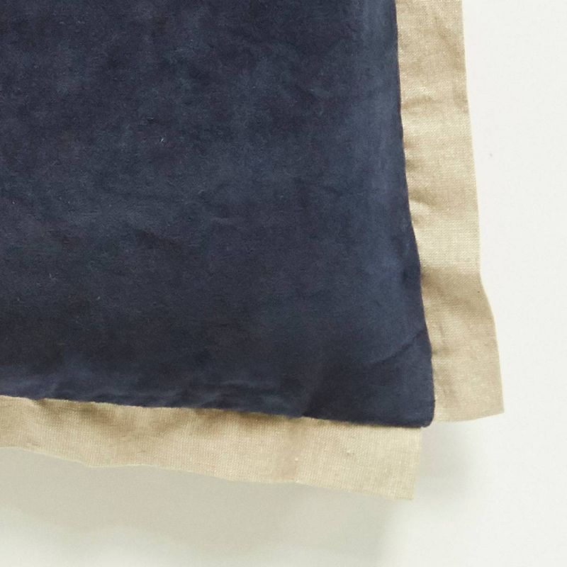 20"x20" Oversize Velvet Square Throw Pillow Blue - Patina Vie