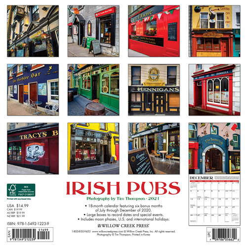 2021 Irish Pubs Wall