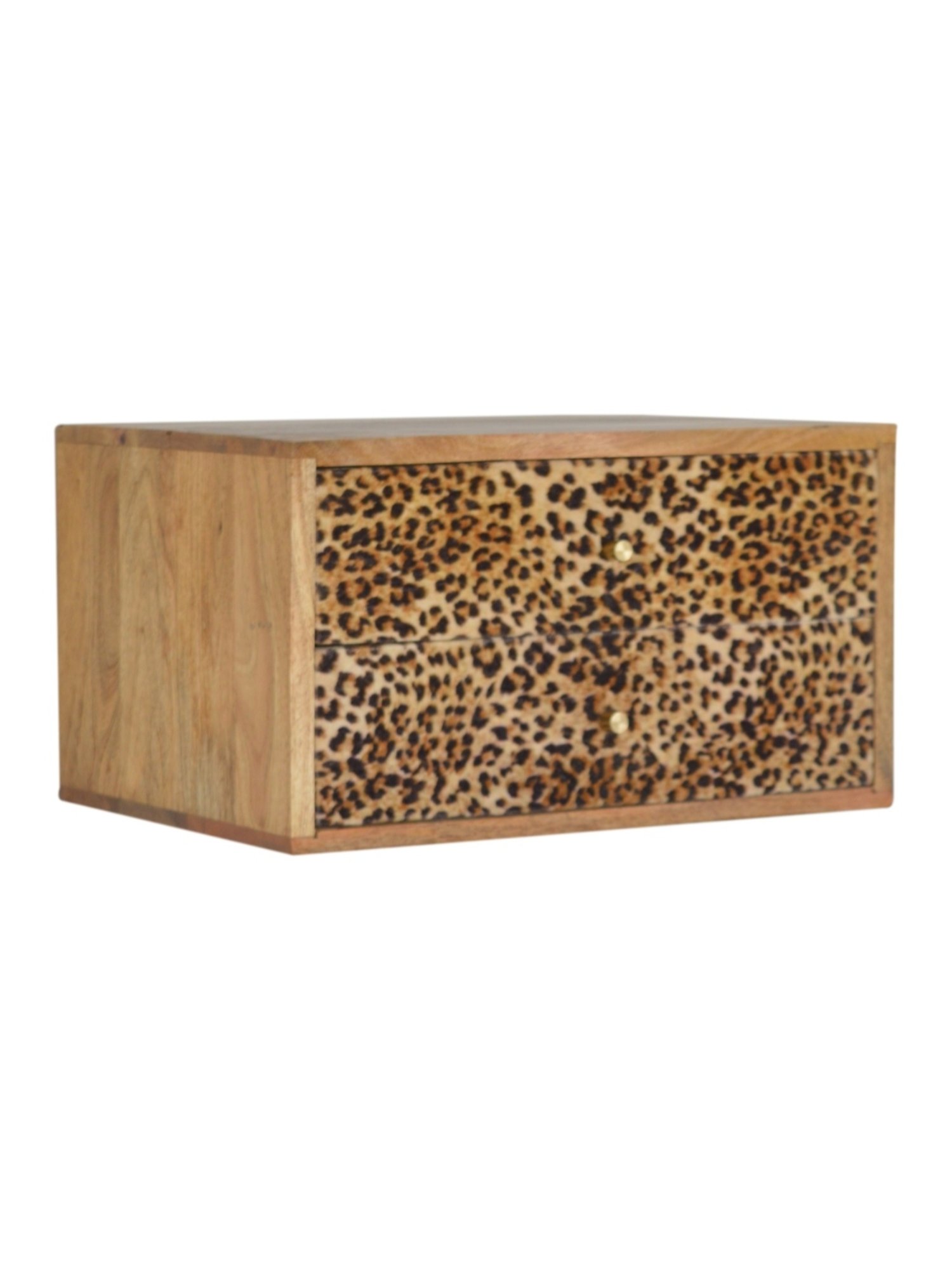 Ikiriya Avina Solid Dark Brown Wood End Table