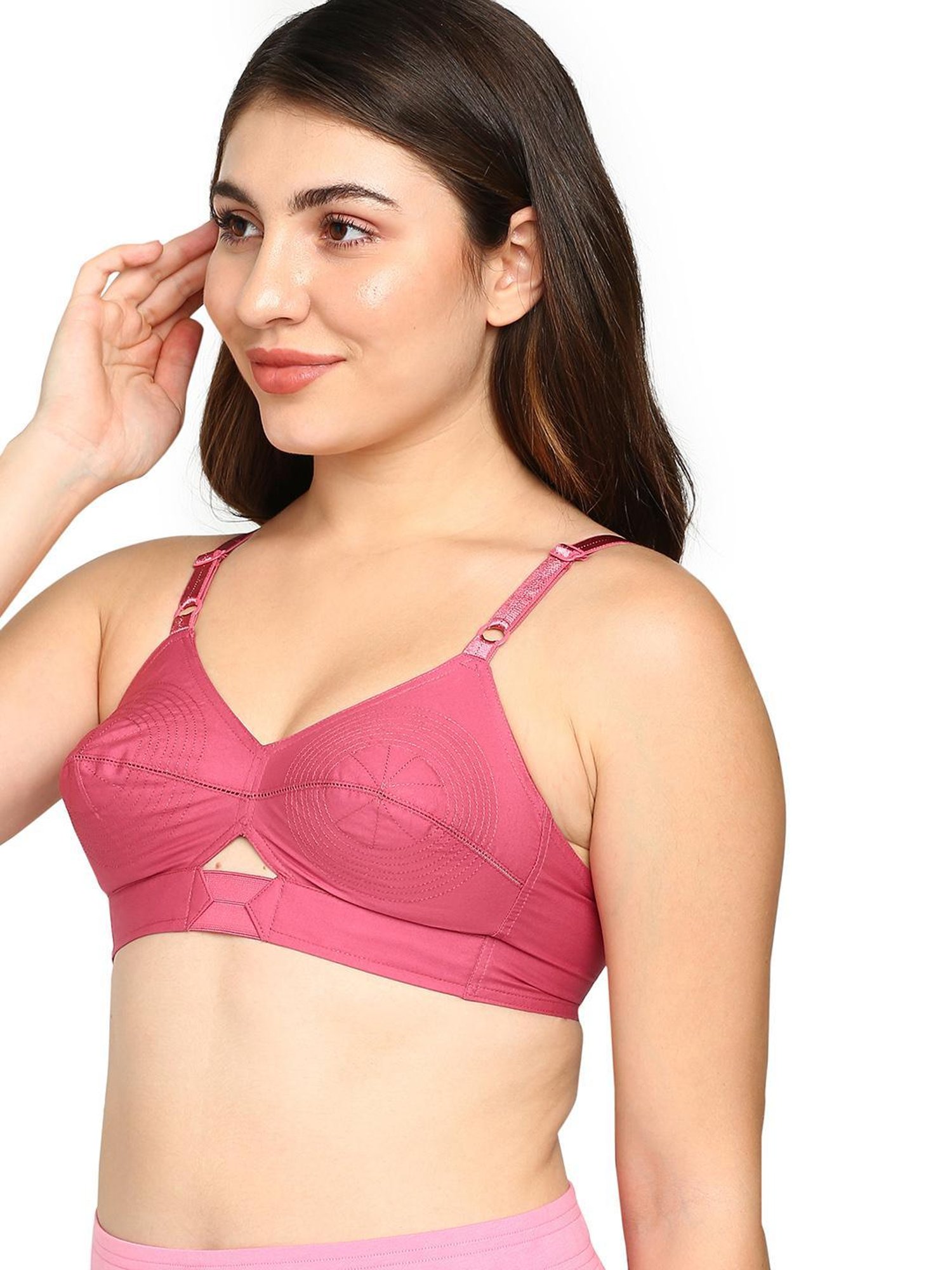 BLOSSOM Pink Full Coverage Everyday Bra