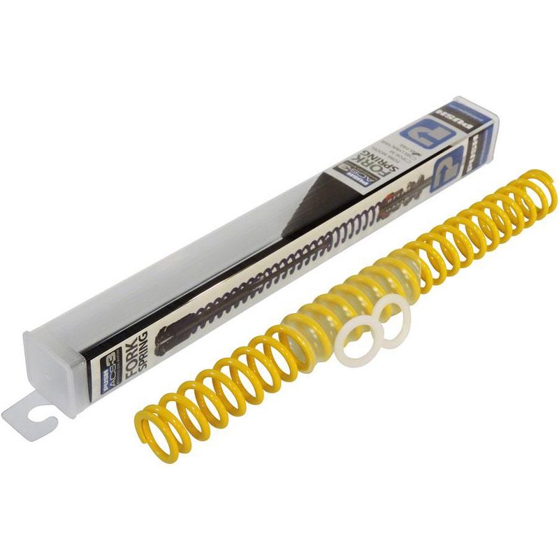 PUSH Industries ACS3 Spring Assembly - for 140-160mm Travel RockShox Pike, 35 lb/in Spring Weight, Yellow