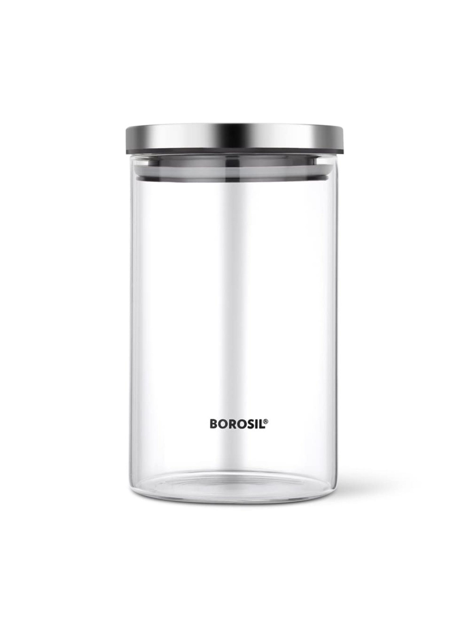 Borosil Transparent Glass Jar & Container (900ml)