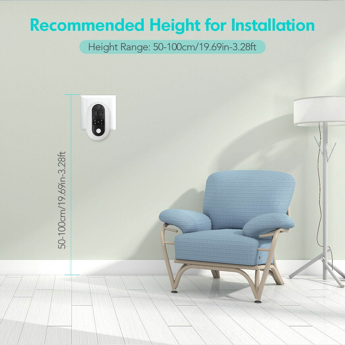 Electronic Ultrasonic Pest Repeller Rats Mosquito Bugs Cockroach Killer Reject