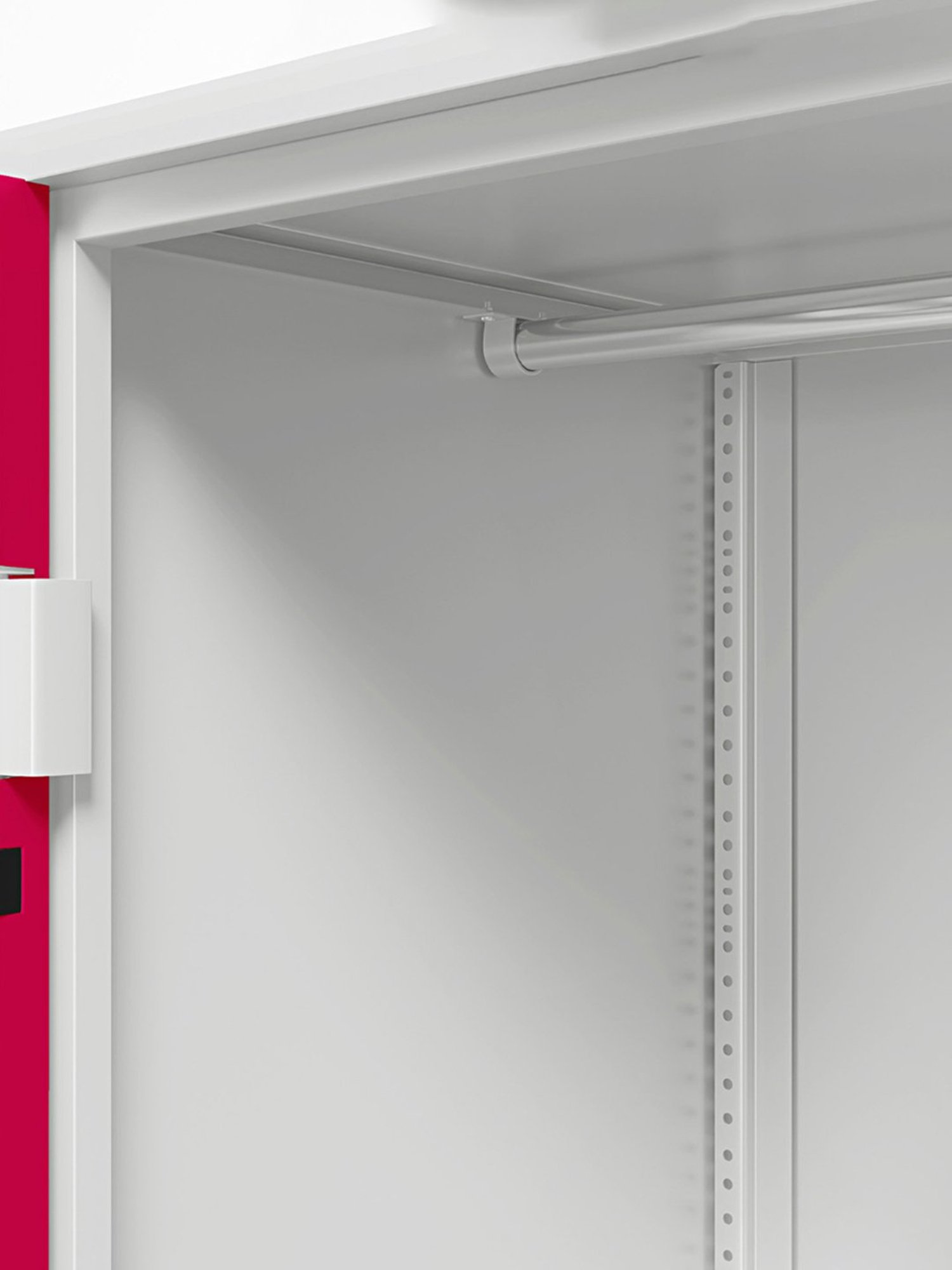 Home Basics 5 Dual Hook Chrome Plated Steel Over the Door Hanging Rack