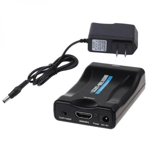 1080P SCART to MHL HDMI Video Audio Upscale Converter Adapter HD TV DVD Sky Box