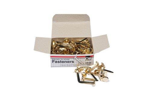 Brass Paper Fasteners 1 100/Box