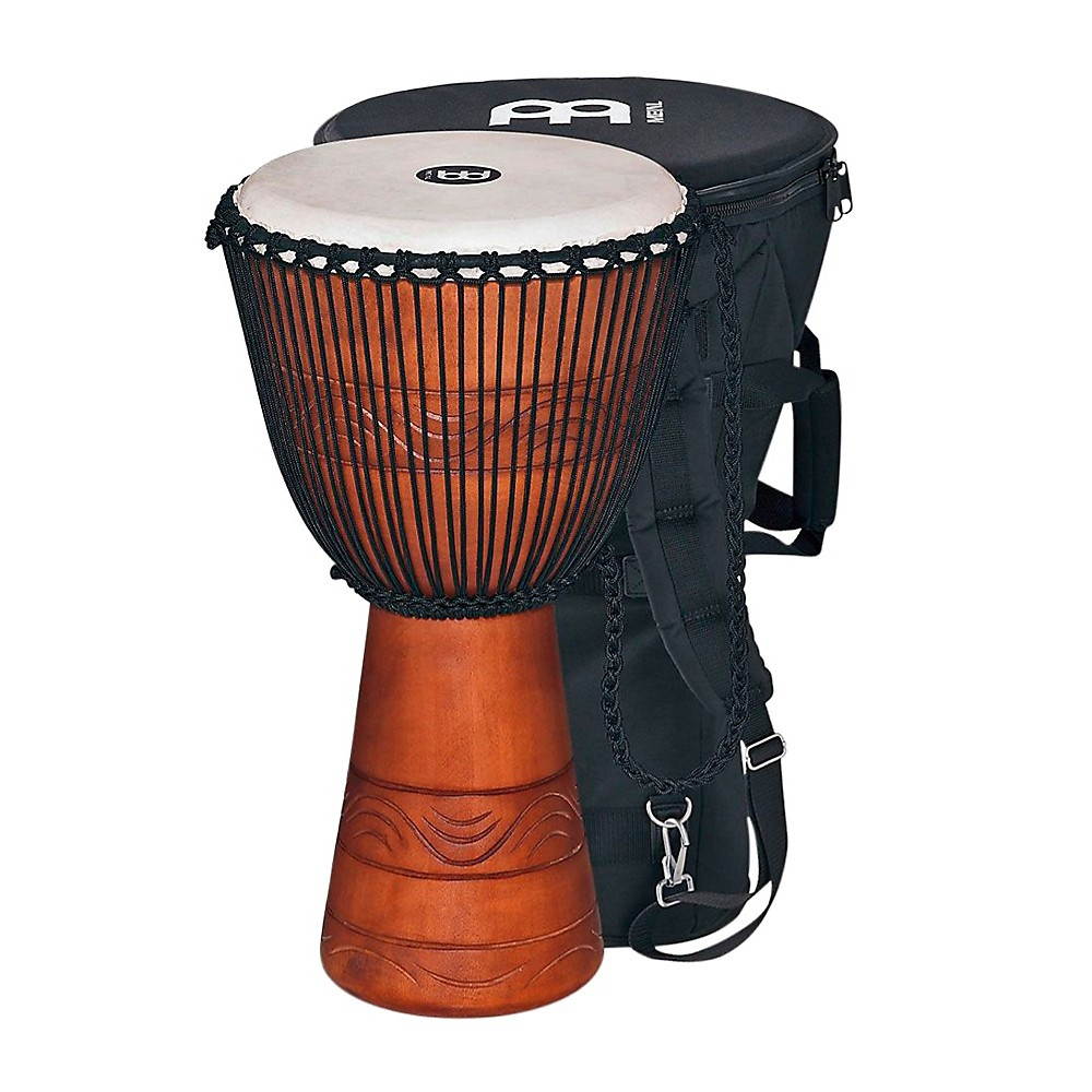 Meinl African Style Rope Tuned Djembe, 12? with Bag, Water Series