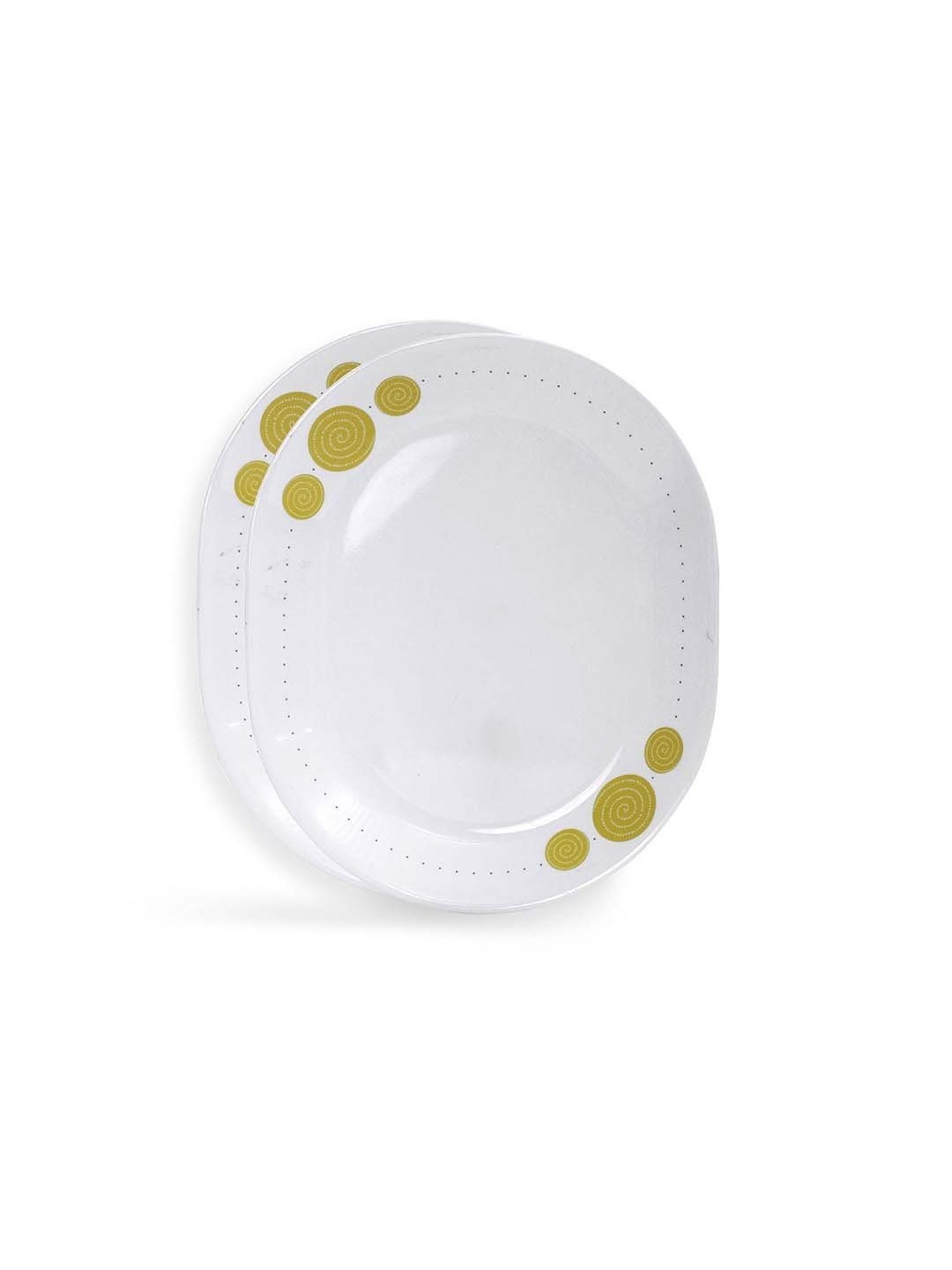 Corelle Spiral Vitrelle Glass Oval Serving Platters - Set of 2