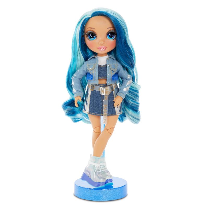 Rainbow High Skyler Bradshaw – Blue Fashion Doll with 2 Outfits