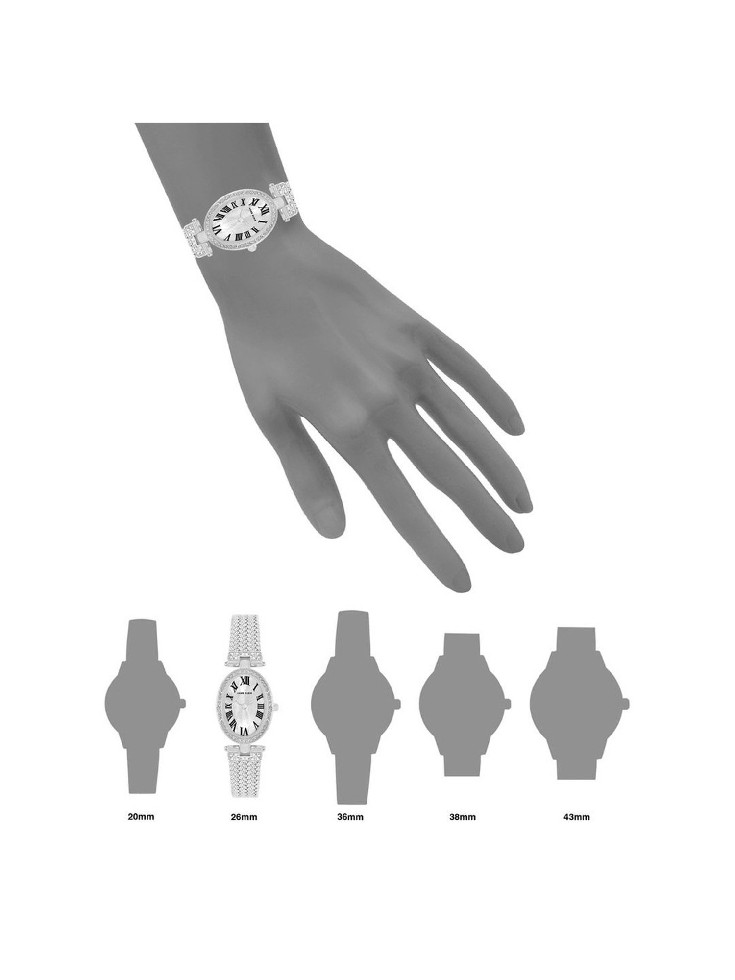 Anne Klein AK4023MPSV Analog Watch for Women