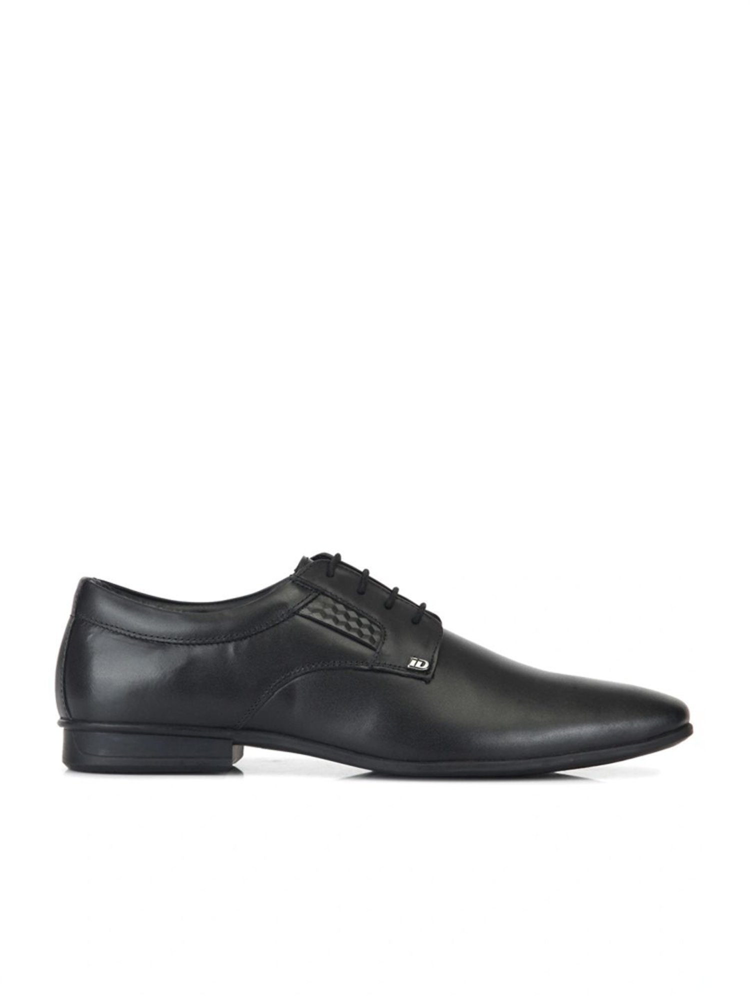 ID Men's Black Derby Shoes