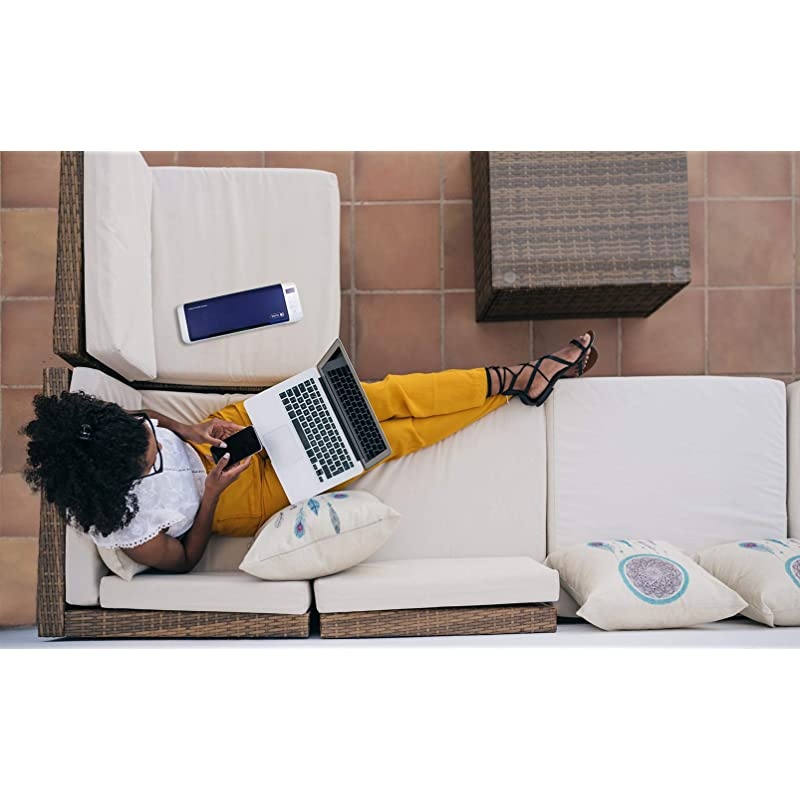 Duplex Portable Document Scanner, Duplex Portable Scanner, Blue & White