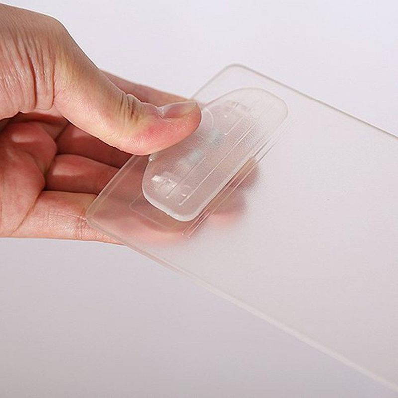 HERF Plastic Clipboard Use to Clip Menu or Storage Papers, 4x9in, 5-Pack (Transparent)