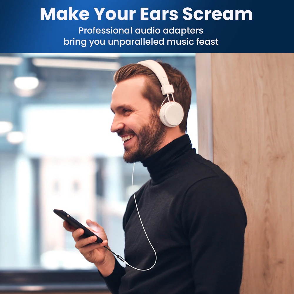 cable matters 2-pack usb audio adapter (usb to audio jack, usb to stereo, usb to 3.5mm adapter) for windows and mac