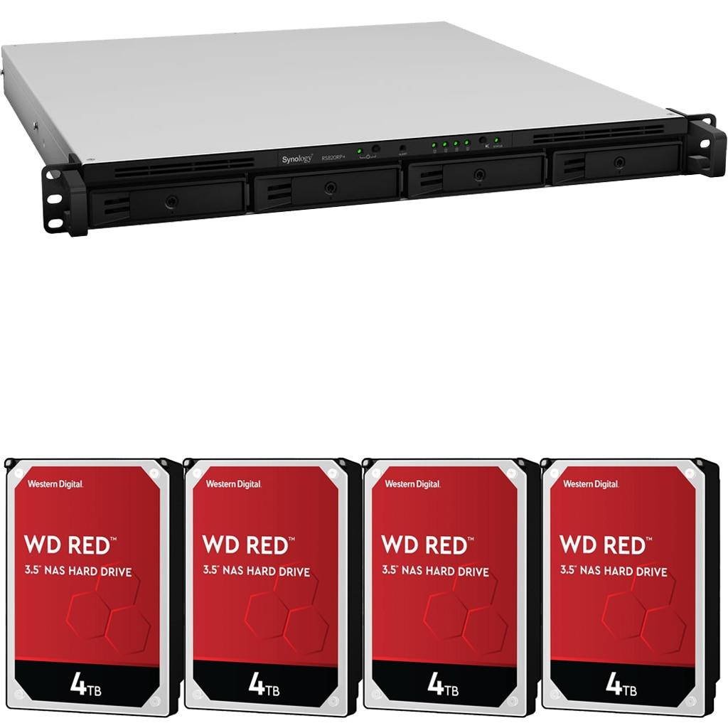 Synology RS820RP+ 4-Bay RackStation NAS with 8TB (4x2TB) of Western Digital RED NAS Drives Fully Assembled Tested By CustomTechSales