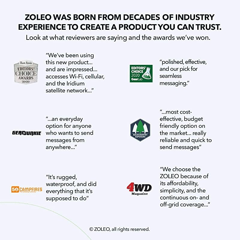 Satellite Communicator &ndash; Two-Way Global SMS Text Messenger & Email, Emergency SOS Alerting, Check-in & GPS Location &ndash; Android iOS Smartphone Accessory