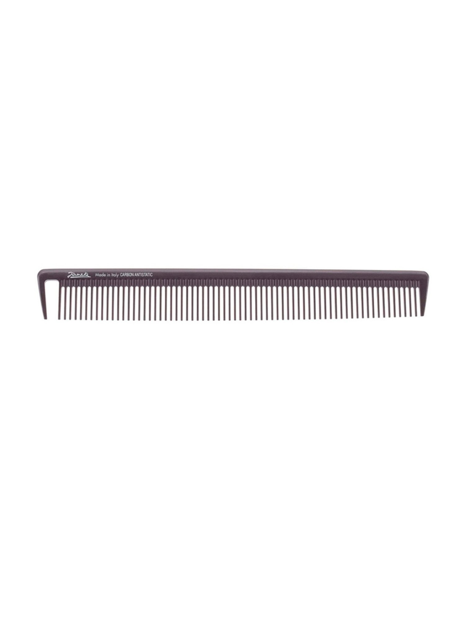 Janeke 1830 Professional Carbon Anti-Static Hair Comb - 21 cm