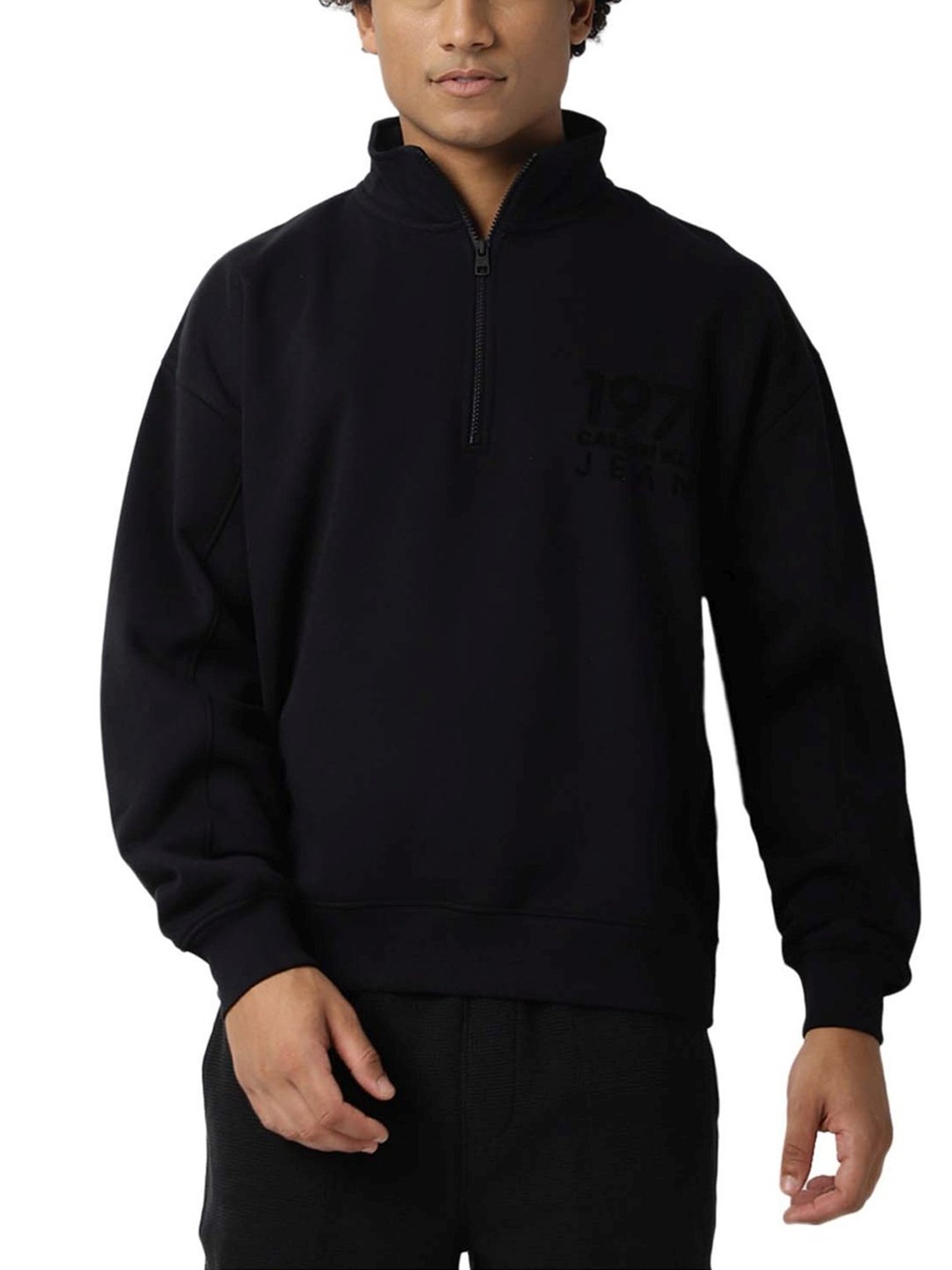 Calvin Klein Jeans Black Comfort Fit Sweater