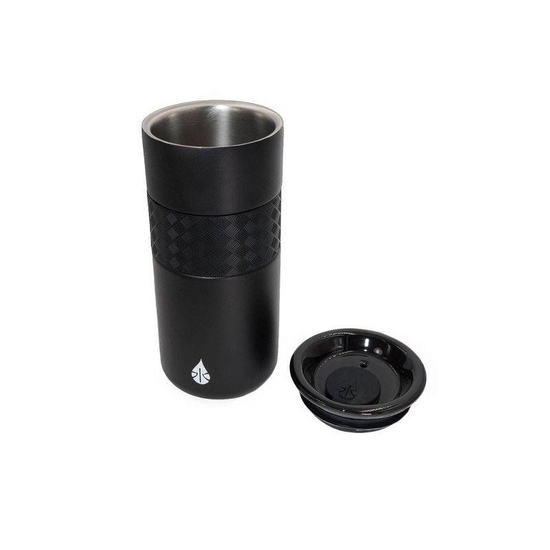 Elemental 16oz Matte Double Walled Stainless Steel Coffee Tumbler with Ceramic Lid