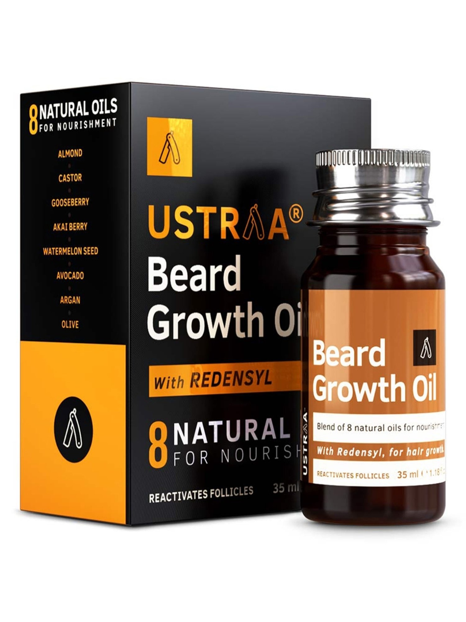 Ustraa Hair Vitalizer Shampoo & Beard Growth Oil