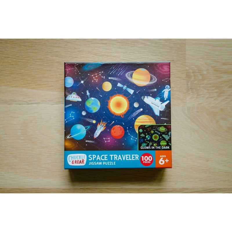 Chuckle & Roar Roar-Outerspace Puzzle 100pc