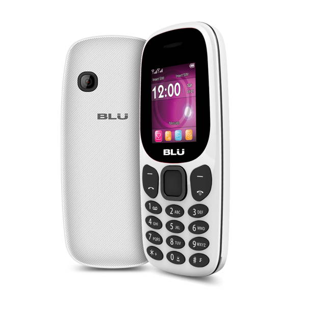 BLU Tank Jr T590 Unlocked GSM Dual Sim 32MB 1.8" W/ Built-In Flashlight VGA Camera - White
