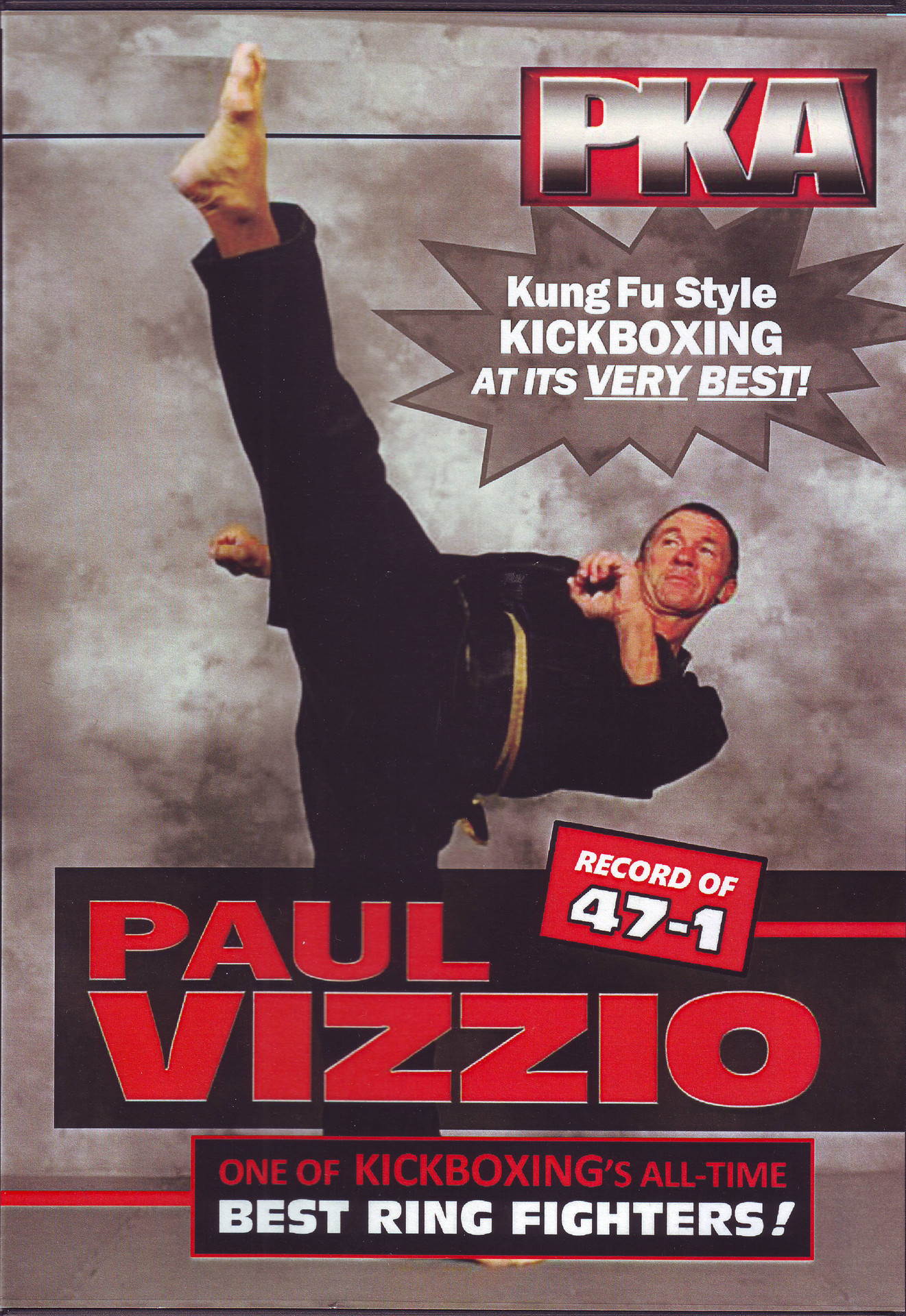 Paul Vizzio Kung Fu PKA Professional Karate Greatest Fights DVD 47-1