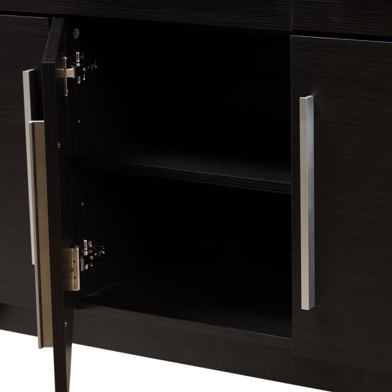 Carmel Sideboard Dark Brown/Black - Chique