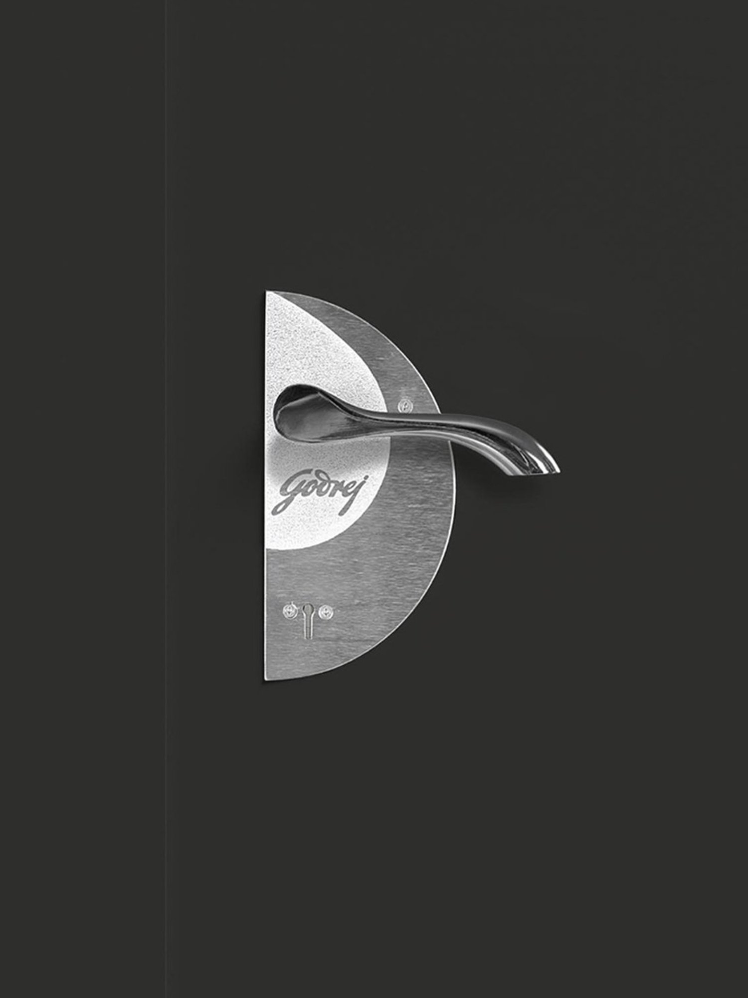 Godrej Interio Storwel  M2 2-Door Steel Almirah, Graphite Grey (1-Year Warranty, 1 Locker)